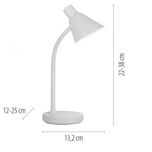 Just LIGHT. 11248-16 - LED fleksibilna stona lampa PIXIE LED/4,5W/230V bela Slike