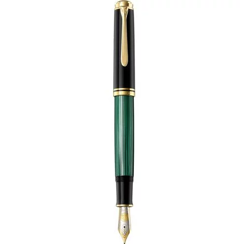 Pelikan Nalivno pero souveran m1000, črno-zelen, m konica 987594