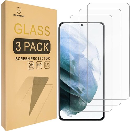 NIKCORP Za&scaron;čitno kaljeno steklo za Samsung Galaxy S21 Plus 5G (3 kosi), 9H trdota, združljivo s prstnim odtisom, oleofobni premaz, (5000249396) Cene