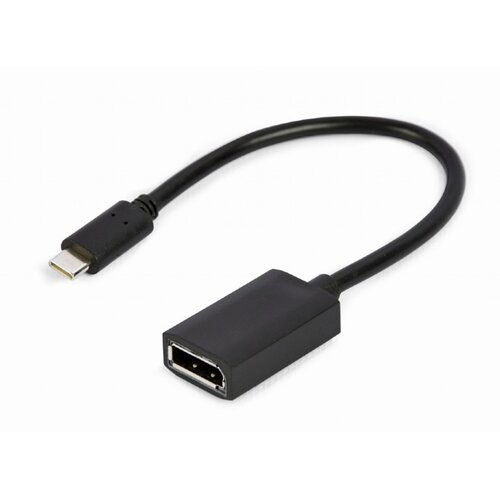  Adapter Type-C to DisplayPort, 4K, 15 cm, black, GEMBIRD A-CM-DPF-02 Cijene