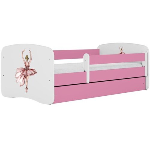 HAPPYKIDS Dječji krevet Dreamy balerina 160x80 bez madraca bez ladice Rozičasta Cene