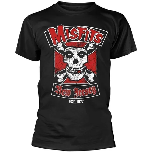 Misfits Košulja Biker Design Unisex Black L