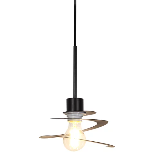 QAZQA Dizajn viseča svetilka s spiralnim senčilom 20 cm - pomikanje