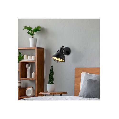 Opviq vall lamp zidna crna lampa spoly 13803 Slike