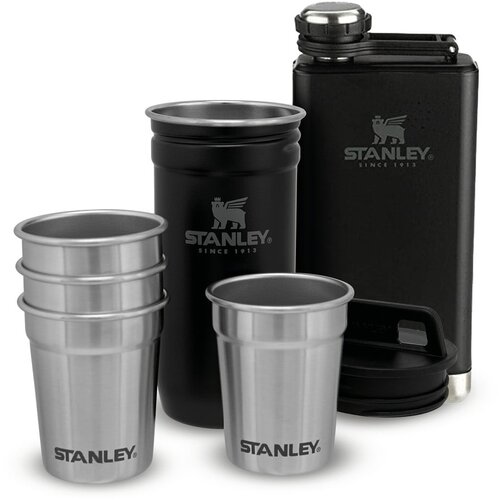 Stanley Črn komplet prisrčnice in kozarcev iz nerjavečega jekla 6 ks 250 ml &amp;ndash; Slike