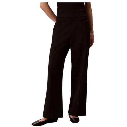 Calvin Klein crne ženske &amp;scaron;iroke pantalone Slike