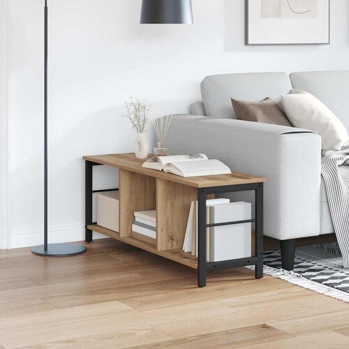 VidaXL Polica Umjetnički hrast 102 x 32 x 40,5 cm Konstruirano drvo Slike