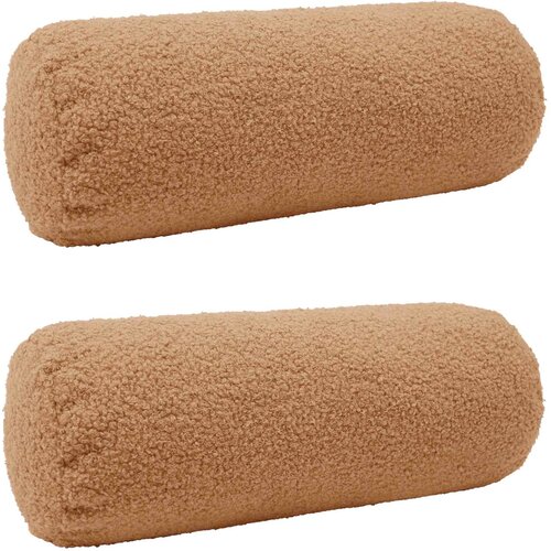  Presvlaka za jastuk 2 pcs HEERLEN Bež Ø 15 x 40 cm Bouclé Cene