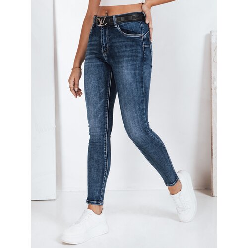 DStreet Jeansy damskie push up granatowe Cene