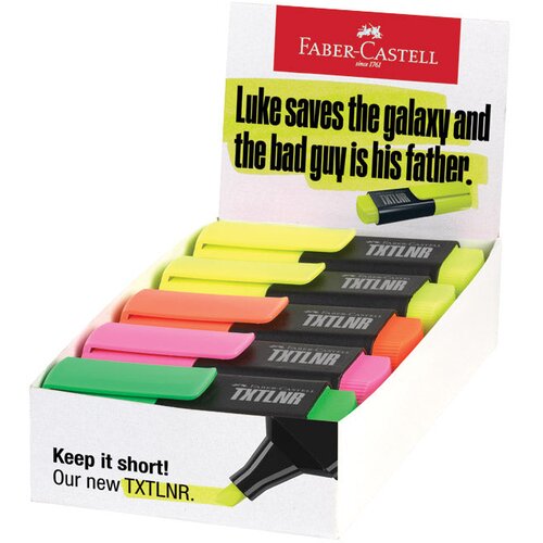 Signir 1-5 MM MINI TXTLNR SUPERFLORESCENT KART.KUTIJA PK10 FABER CASTELL 154210 SORTIRANO Cene