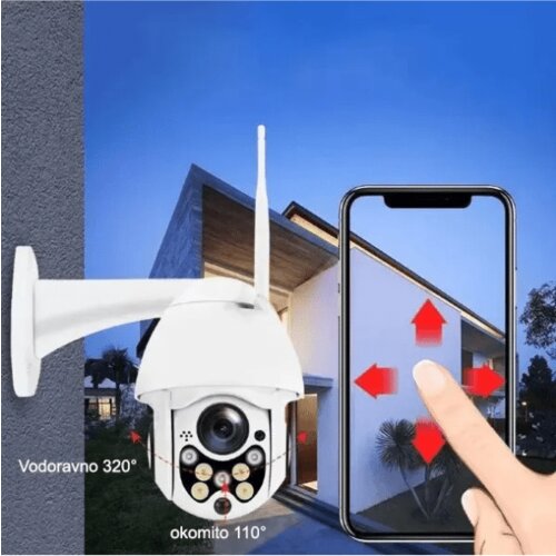  Vanjska i unutarnja WiFi kamera 360&deg; | Full HD &bull; Noćni vid &bull; Aplikacija Cijene
