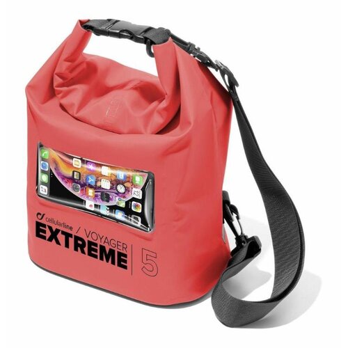 Cellular Line Vodoodporna torba CellularLine Extreme 5 litrov, rdeča Cene