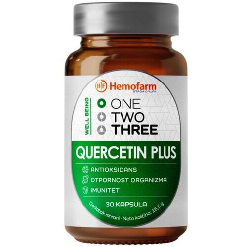 Hemofarm one two tree, quercetin plus, 30 kapsula Cene