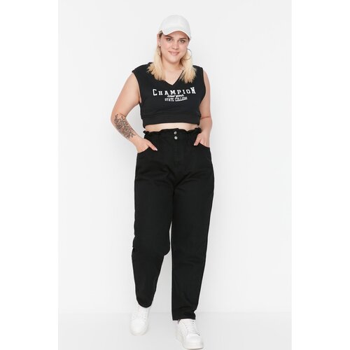 Trendyol Curve Black Denim Jeans Slike