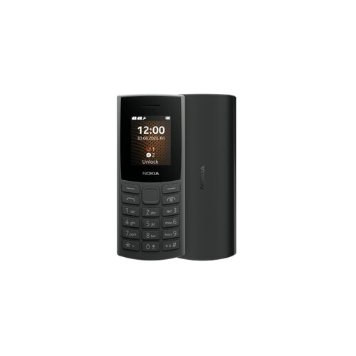 Nokia Nikia 105 4G, 2023, Crni Standardni Mobilni Telefon Cene