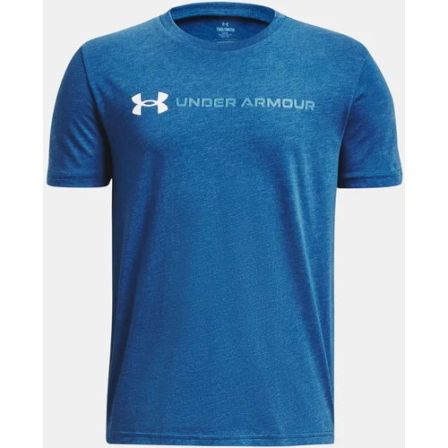 Under Armour T-Shirt UA B LOGO WORDMARK SS-BLU - Boys