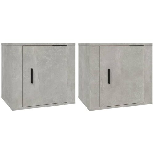 Maison Chic Dvo delni komplet Nočne omarice - Nočne mize betonsko siva 50x39x47 cm, (21688813) Cene