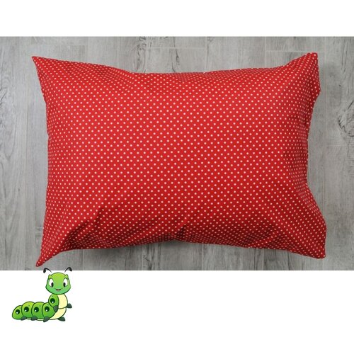  Jastučnica pamučni &amp;scaron;ifon crvena - 50 x 70 cm Slike