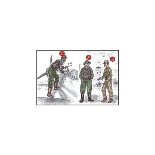 Special-Hobby Japanese Navy Pilots (2 fig.) And Mechanics W, (21287575) Slike
