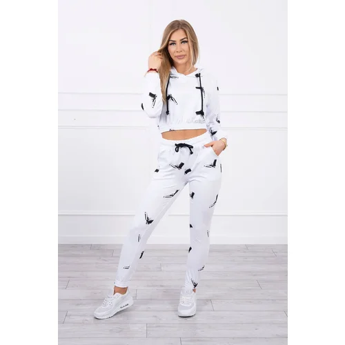 Kesi Set with printed white pistols