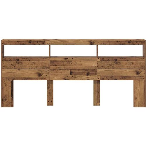  Uzglavlje Staro drvo 220 x 17 x 102 cm Konstruirano drvo Slike
