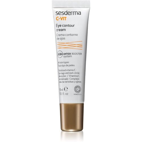 Sesderma C-Vit AX+ krema za područje oko očiju protiv oticanja i tamnih krugova 15 ml Slike