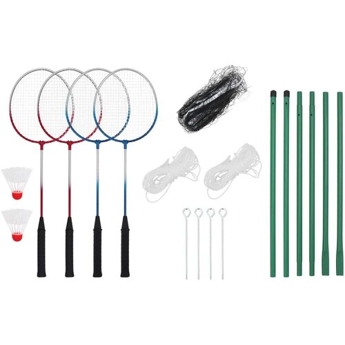  Badminton set z 4 loparji in mrežo 620x151 cm, (5000202796) Slike