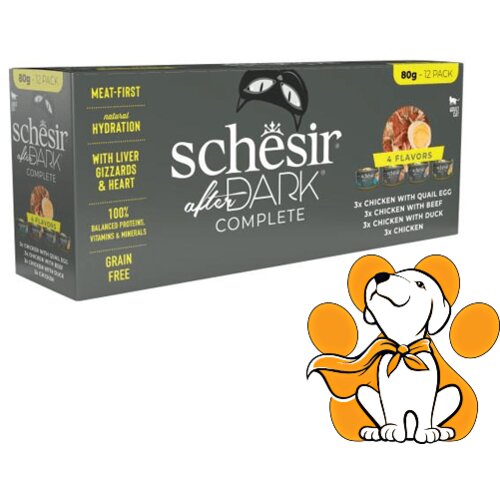 Schesir after Dark Can-Multi pack/ mix 12x80g Cene