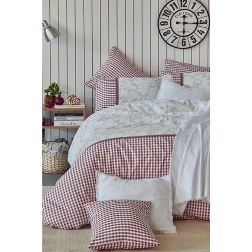Posteljina Home 160x220cm Crvena kockica ( VLK000403-crvenakockica ) Slike