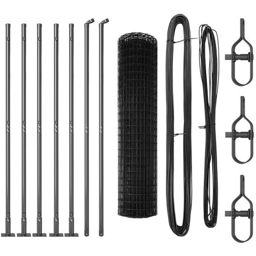 Euro Ograda sa 7 Flan&amp;scaron;astih Stupova 1.2x10 m Galvanizirani Čelik Slike