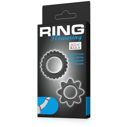Ring Flowe set od dva silikonska prstena BI210154 Slike