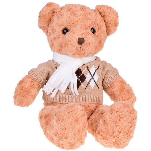  Mekani medvjed teddy u džemperu i &amp;scaron;alu, 60 cm Slike