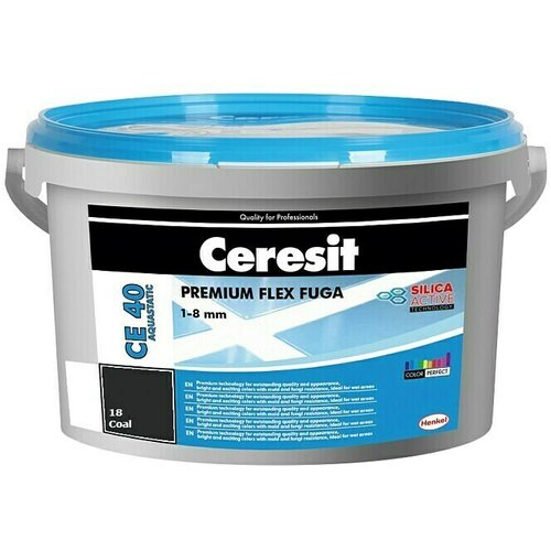 Ceresit Fugirna masa CE 40 (vodoodbojna fugirna masa, coal, 2 kg) Slike