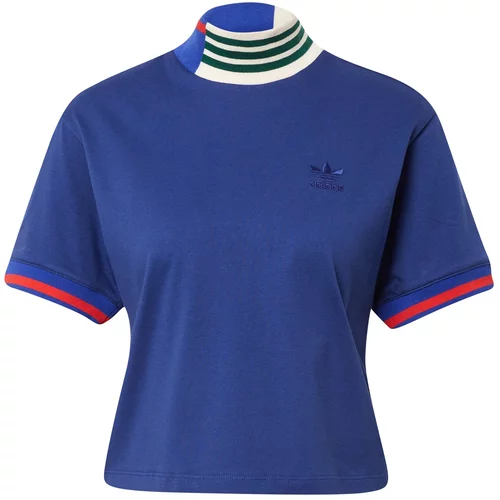 Adidas Majica modra / rdeča / off-bela