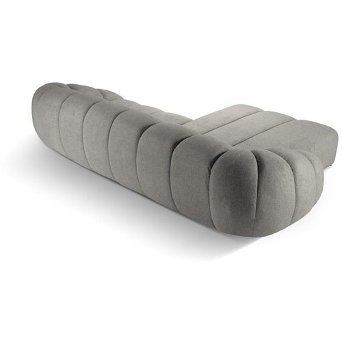 Micadoni Home Svijetlo siva bar&amp;scaron;unasti kutna garnitura Diana &amp;ndash; Slike