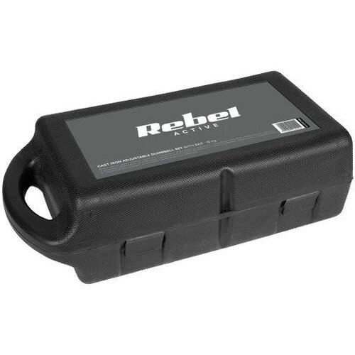 Rebel Active RBA-2327-15 &amp;ndash; Set podesivih bučica 15 kg sa spojnom &amp;scaron;ipkom i transportnim koferom Slike