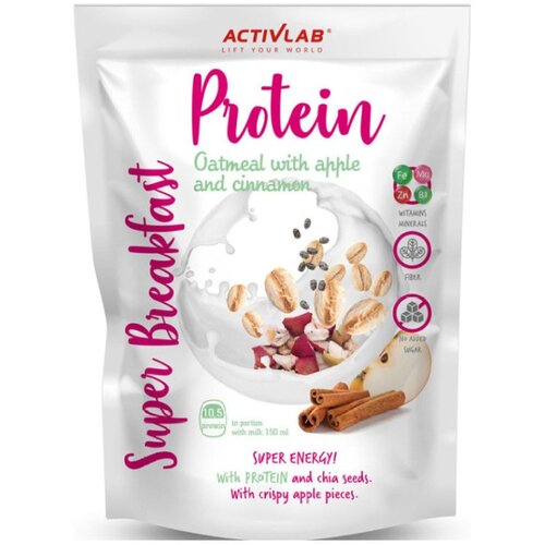 ACTIVLAB Zobena ka&scaron;a s jabukom i cimetom Super Protein (300 g) Cijene