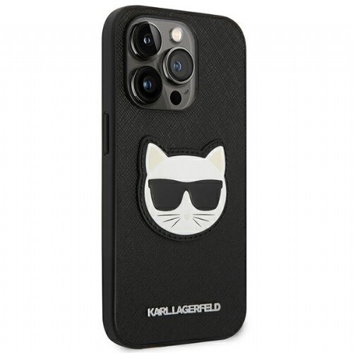 Karl Lagerfeld KLHCP14XSAPCHK za iPhone 14 Pro Max črna za&amp;scaron;čita - Choupette Head Slike