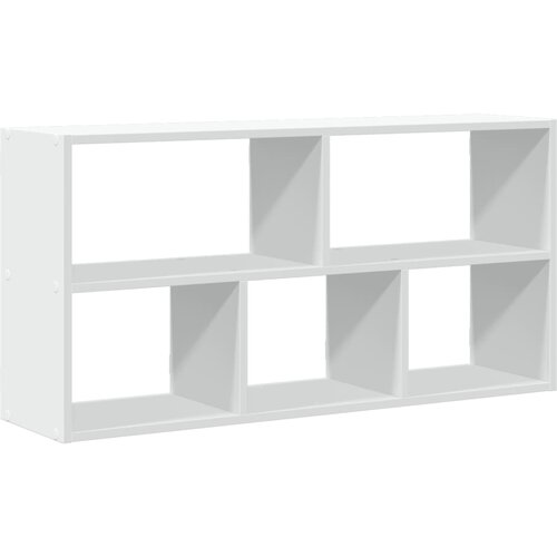 Maison Chic Stenska polica - Viseča Polica bela 100x25x50 cm inženirski les, (21793615) Cene
