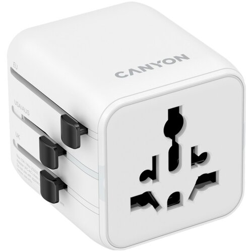 Canyon Travel Adapter OnTour One EUUKUSAUS   White ( CNS-TA1005W ) Cene