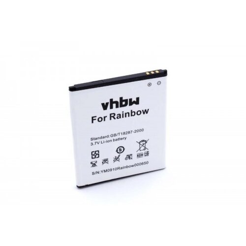 VHBW Baterija za Wiko Rainbow Jam / Freddy, 2000 mAh Cene