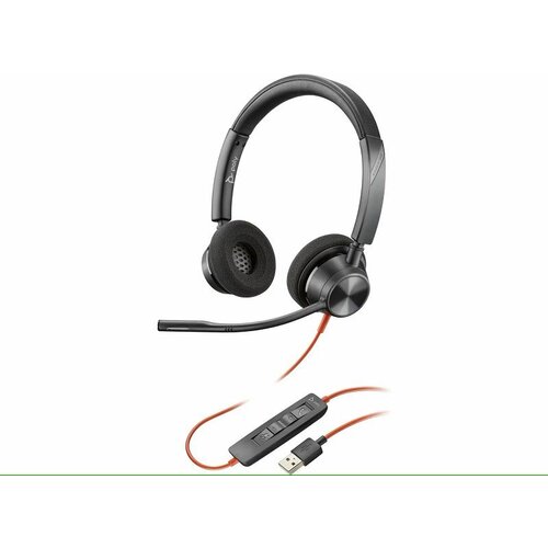 Poly hp blackwire 3320 usb-a headset, black 76J16AA Slike