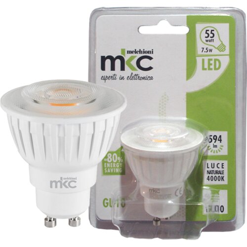 Mkc sijalica, led 7.5W, 220V ac, 38 stepeni, prirodno bijela svjetlost, bijela Cijene