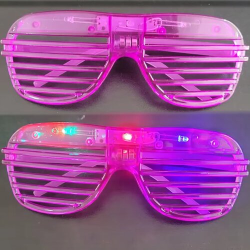  Očala -GLOW PARTY - Roza Cene
