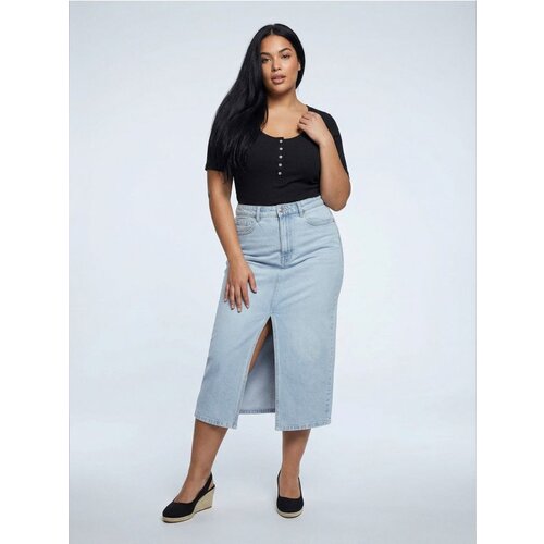 Sinsay Traper midi suknja s prorezom plus size Cijene