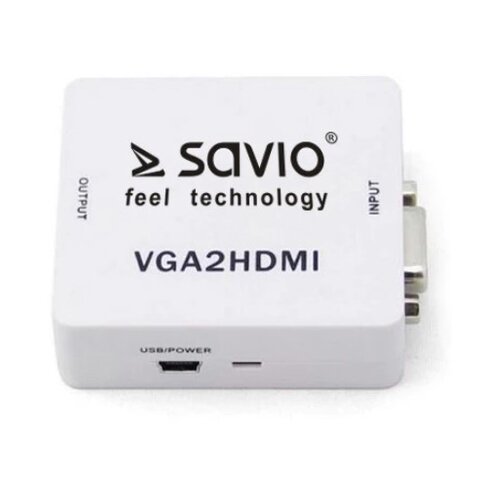 Savio Pretvornik VGA v HDMI Full HD 1080p 60Hz Slike