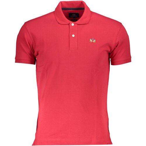 La Martina MEN&amp;amp;#39;S SHORT SLEEVE POLO SHIRT RED Slike