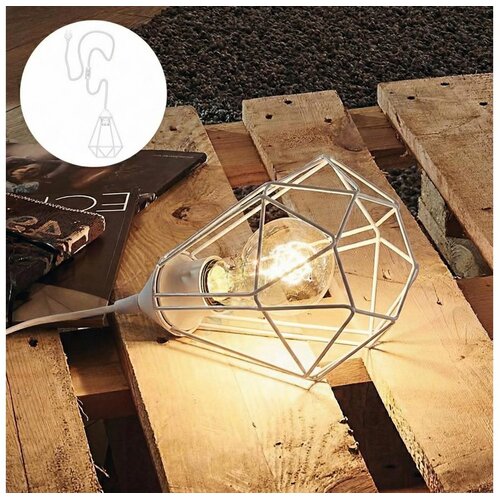Eglo 79085 - Stona lampa za utičnicu BYRON 1xE27/40W/230V bela Cene