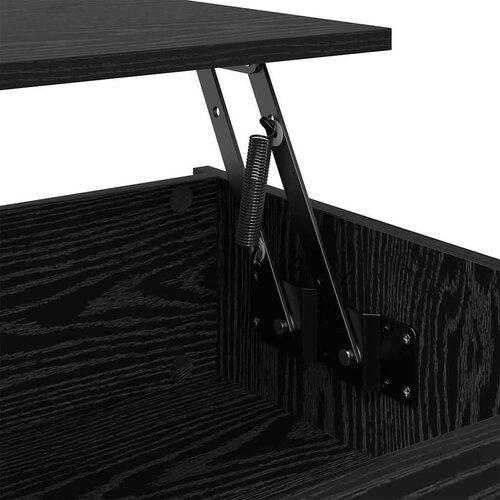 VidaXL Stolić za kavu Crni hrast 80 x 50.5 x 41.5 cm Konstruirano drvo Slike