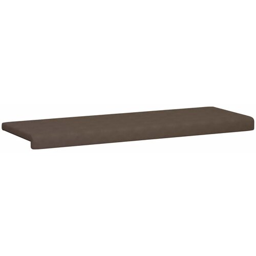  Jastučić za klupu Mikrovlakna Smeđa Dubina 35 cm - Smeđa 110 x 38 x 6 5 cm Slike